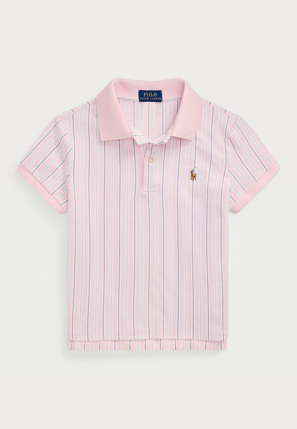 STRIPED OXFORD MESH BOXY POLO SHIRT - Polo shirt