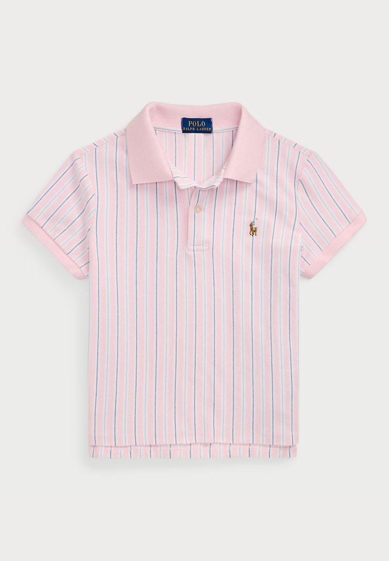 Polo Ralph Lauren - STRIPED OXFORD MESH BOXY POLO SHIRT - Polo shirt - light pink, Enlarge