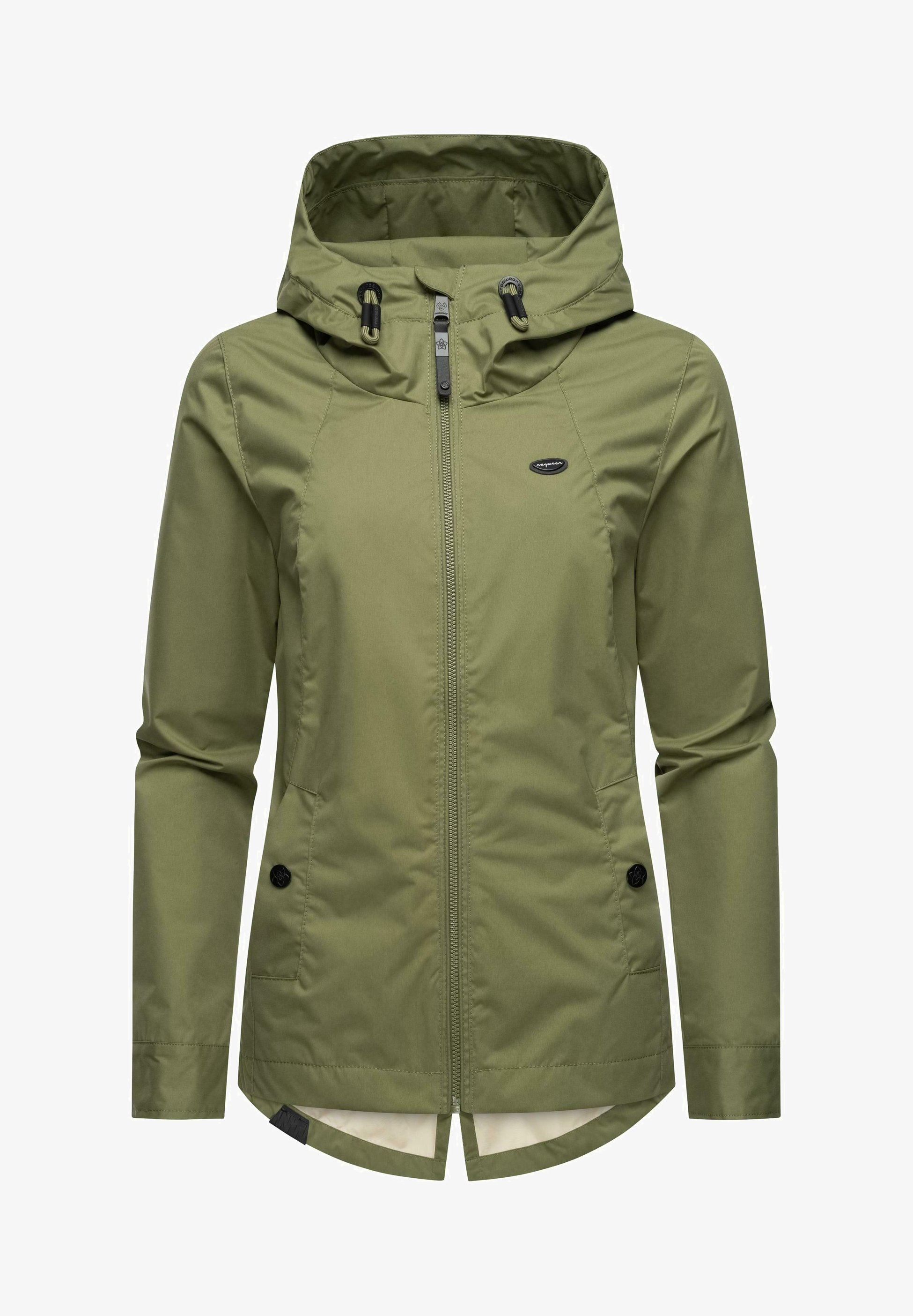 Ragwear Weiße Jacke Mit Kapuze Ragwear Fleecemantel Kapuze