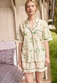 Cath Kidston REGULAR FIT - Pižamos komplektas - ecru roots print