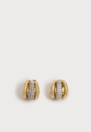 kate spade new york, TINY TWINKLES PAVE TRIO HUGGIES - Pendientes - gold-coloured
