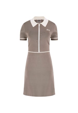 Guess FIT AND FLARE MINI  - Päevakleit - lichtbruin