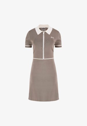 Guess FIT AND FLARE MINI - Päevakleit - lichtbruin