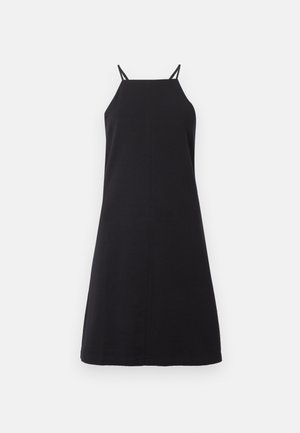 JDY, JDYISA HALTERNECK DRESS  - Φόρεμα από ζέρσεϊ - black