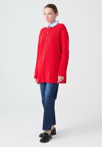 Touché Privé BUTTONED - Cardigan - red