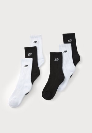 New Balance, KIDS PATCH LOGO CREW SOCKS UNISEX 6 PACK - Sokken - white/black