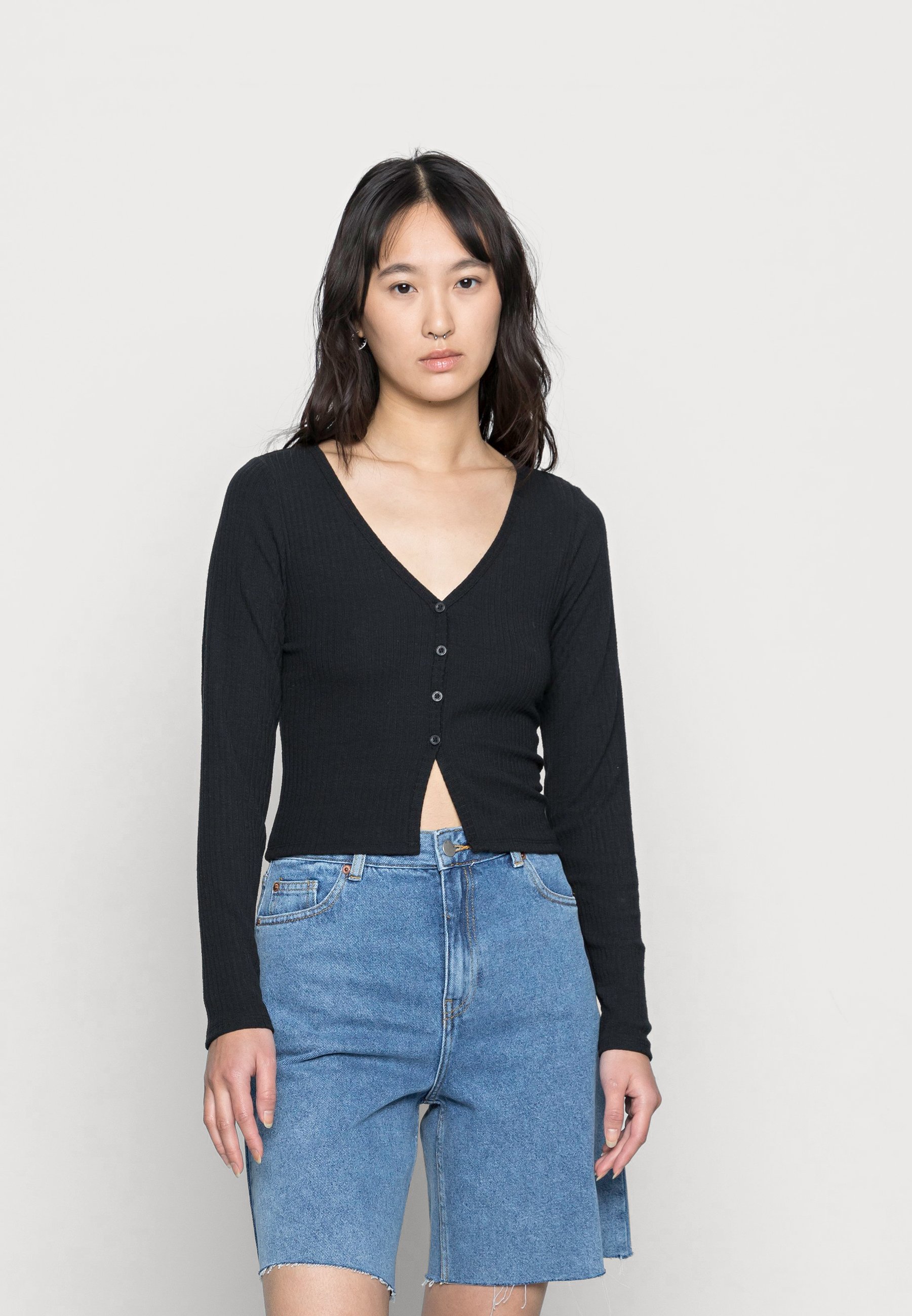 Hollister Co. TEXTURED BUTTON FLYAWAY 