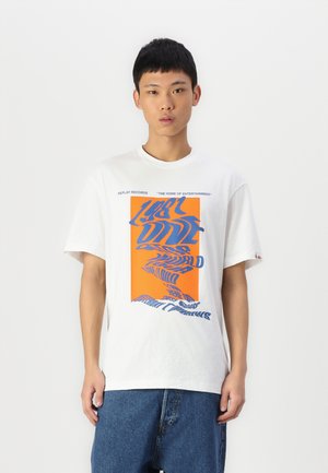 Replay T-shirt con stampa - natural white