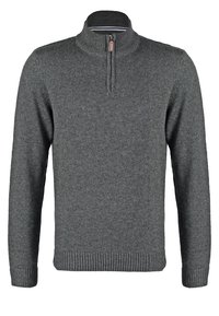 Unselected, dark grey melange