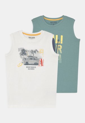 SMALL BOYS 2 PACK - Top - offwhite/glacier