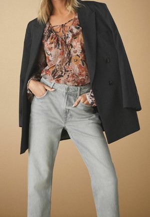 Next, Blouse - brown
