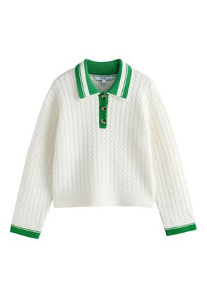 Next, DOUBLE COLLAR  - Neule - ecru