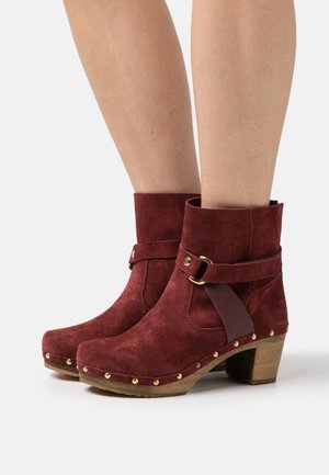 Sanita, Bottines - dark red
