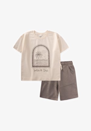 Cigit SUNSHINE DAYS SET - Pantalones deportivos - off white