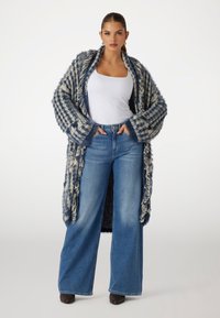 Guess FRANSEN UND PATCHWORK - Cardigan - mehrfarbig grundton blau