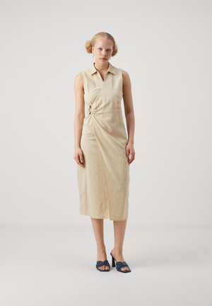 JDYPALMA MIDI WRAP DRESS - Päevakleit - white pepper