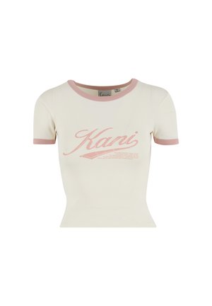 Karl Kani, VARSITY TINY T-SHIRT - Tričko s potlačou - offwhite