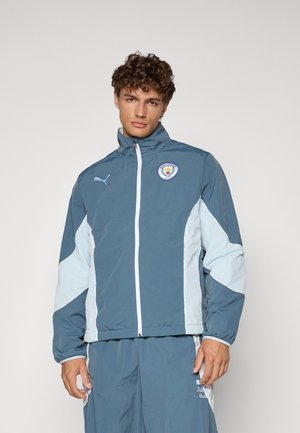 KIDSUPER MANCHESTER CITY FC REVERSIBLE JACKET - Article de supporter d'équipe de club - gray skies/team light blue