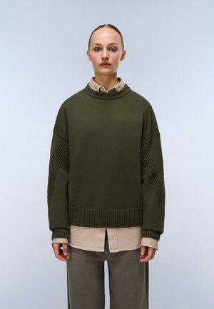 D-SARCA LS W - Neule - tea leaf ga