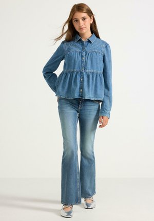 Lindex, LINDEX DENIM SHIRT WITH RHINESTONES LINDEX - Camicia - denim
