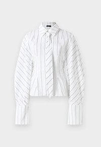PUFF SLEEVE SHIRT WITH TIE - Cămașă - white