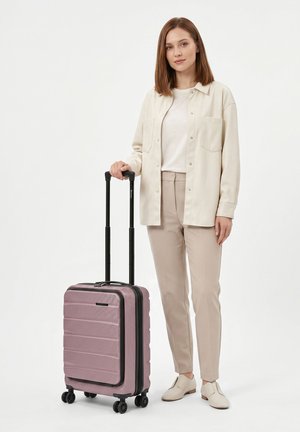 FRANKY, MUNICH 4.0 4 ROLLEN KABINENTROLLEY 55 CM LAPTOPFACH MIT DEHNFALTE UNISEX - Valise à roulettes - shiny rose dull
