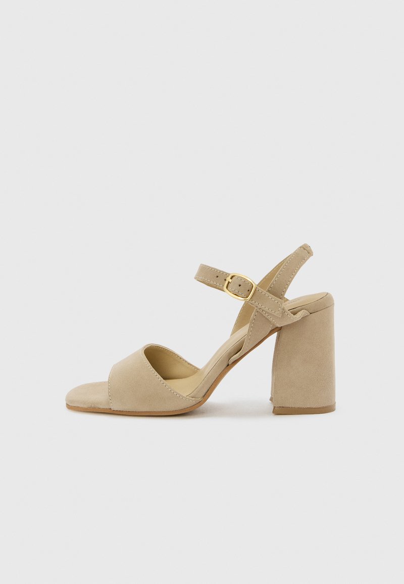 Anna Field - LEATHER - High heeled sandals - beige, Enlarge