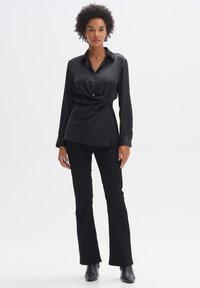 OPUS LANGARM FILVY - Blouse - black