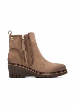 Refresh, BOTIN DE MUJER CON CUÑA - Botines de cuña - taupe