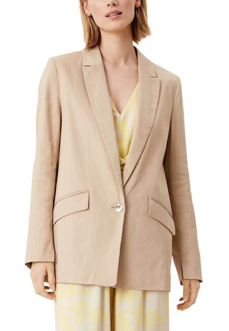 Damen Leichte Jacken | s.Oliver BLACK LABEL Blazer beige - XT87892 Damen Leichte Jacken | s.Oliver BLACK LABEL Blazer beige - XT87892
