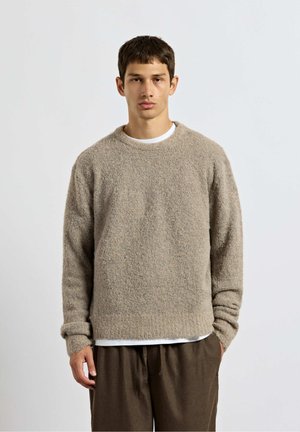 Burocs, LOOP KNIT SWEATER - Jumper - stone beige