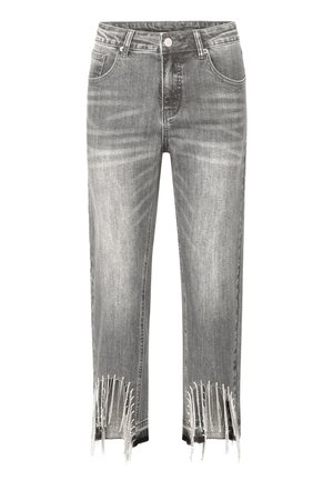 Apart MIT KRISTALLSTEINEN - Vaqueros slim fit - grau