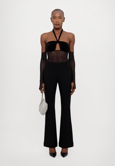 Diane von Furstenberg GREGORY PANTS - Auduma bikses - black
