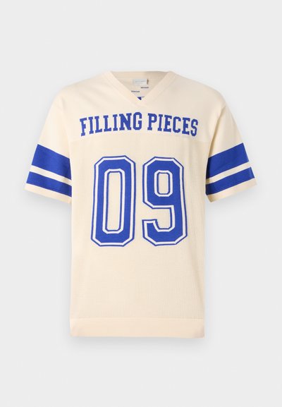 Filling Pieces AMERICAN FOOTBALL UNISEX - T-shirt imprimé - antique white