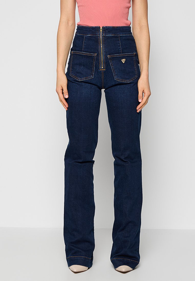 Guess Bootcut jeans donkerblauw denim