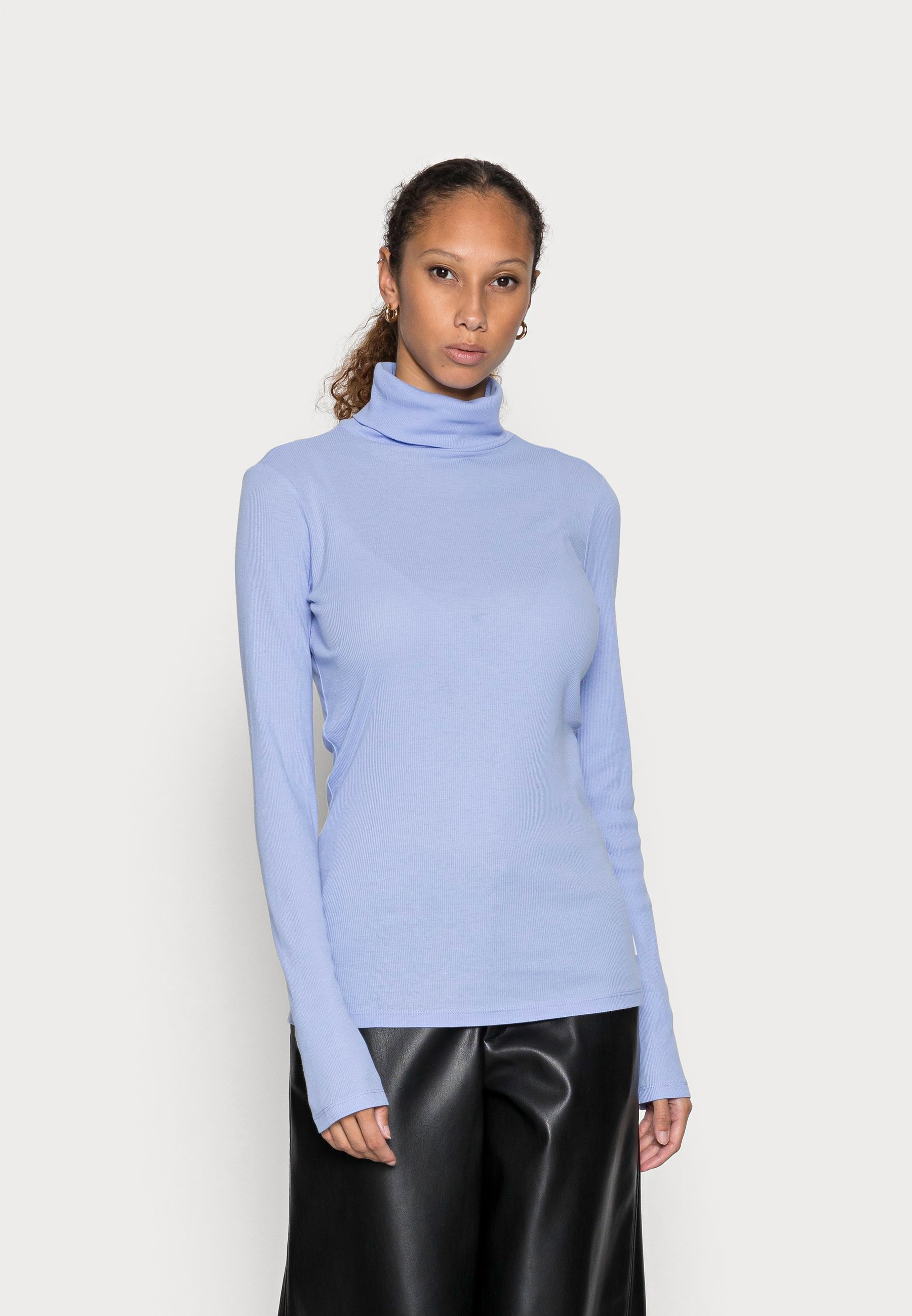 periwinkle turtleneck