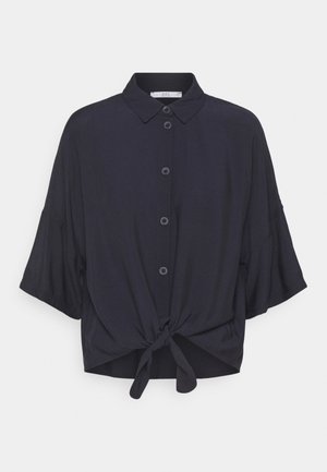 Button-down blouse - dark blue