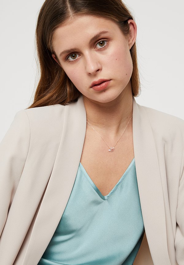 SWAN NECKLACE - Necklace - fancy morganite