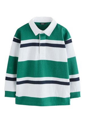 Next REGULAR FIT - Piké - green white