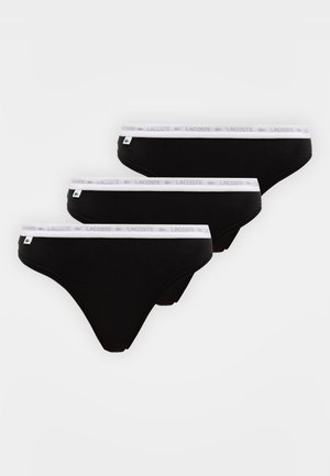 THONG 3 PACK - String - black