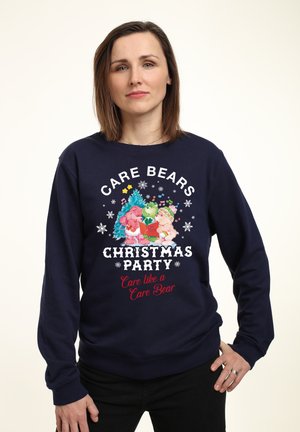 CARE BEARS CHRISTMAS PARTY CARE LIKE A CARE BEAR - Sweatshirt - navy blue