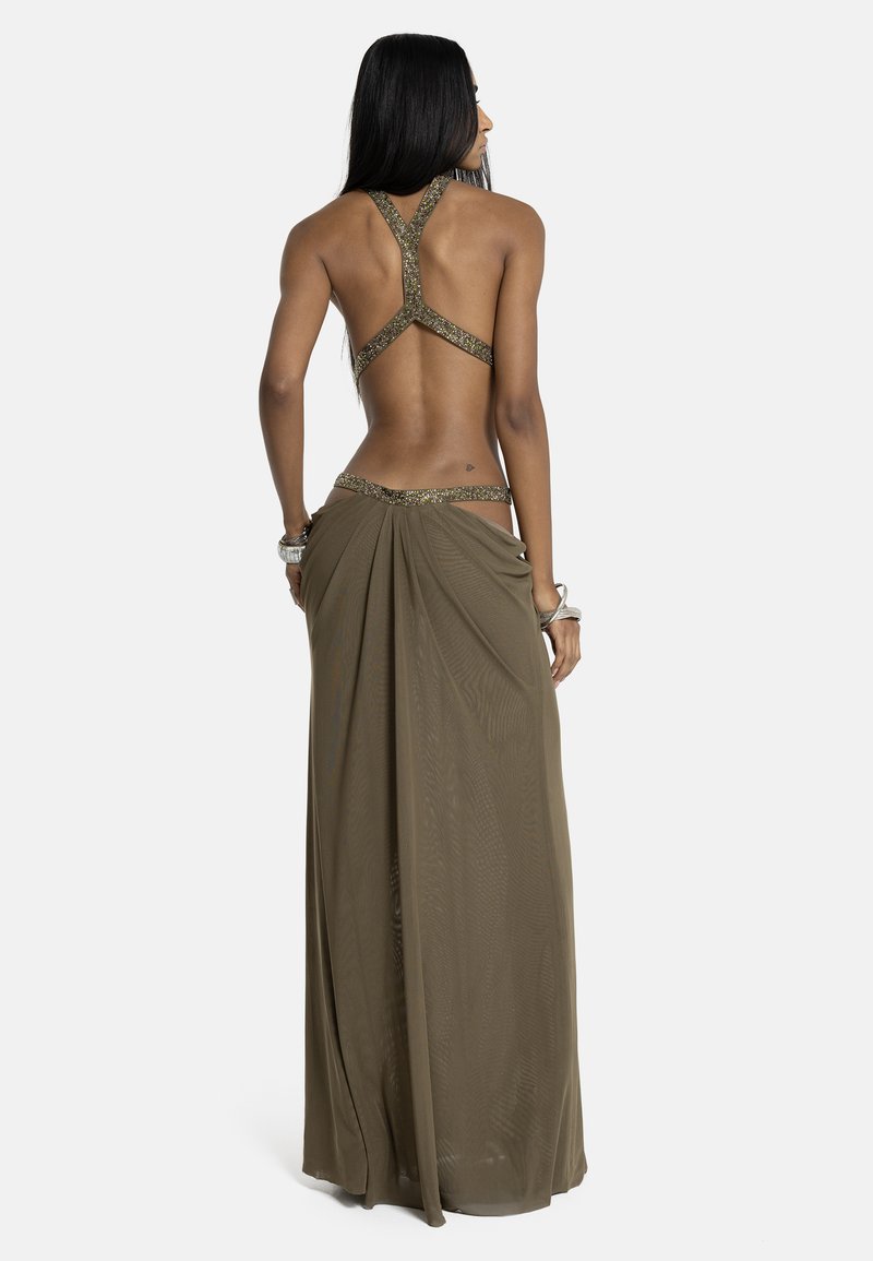 jacquemus bahia dress green Jacquemus The Bahia T-Shirt Dress Light Khaki main image 0