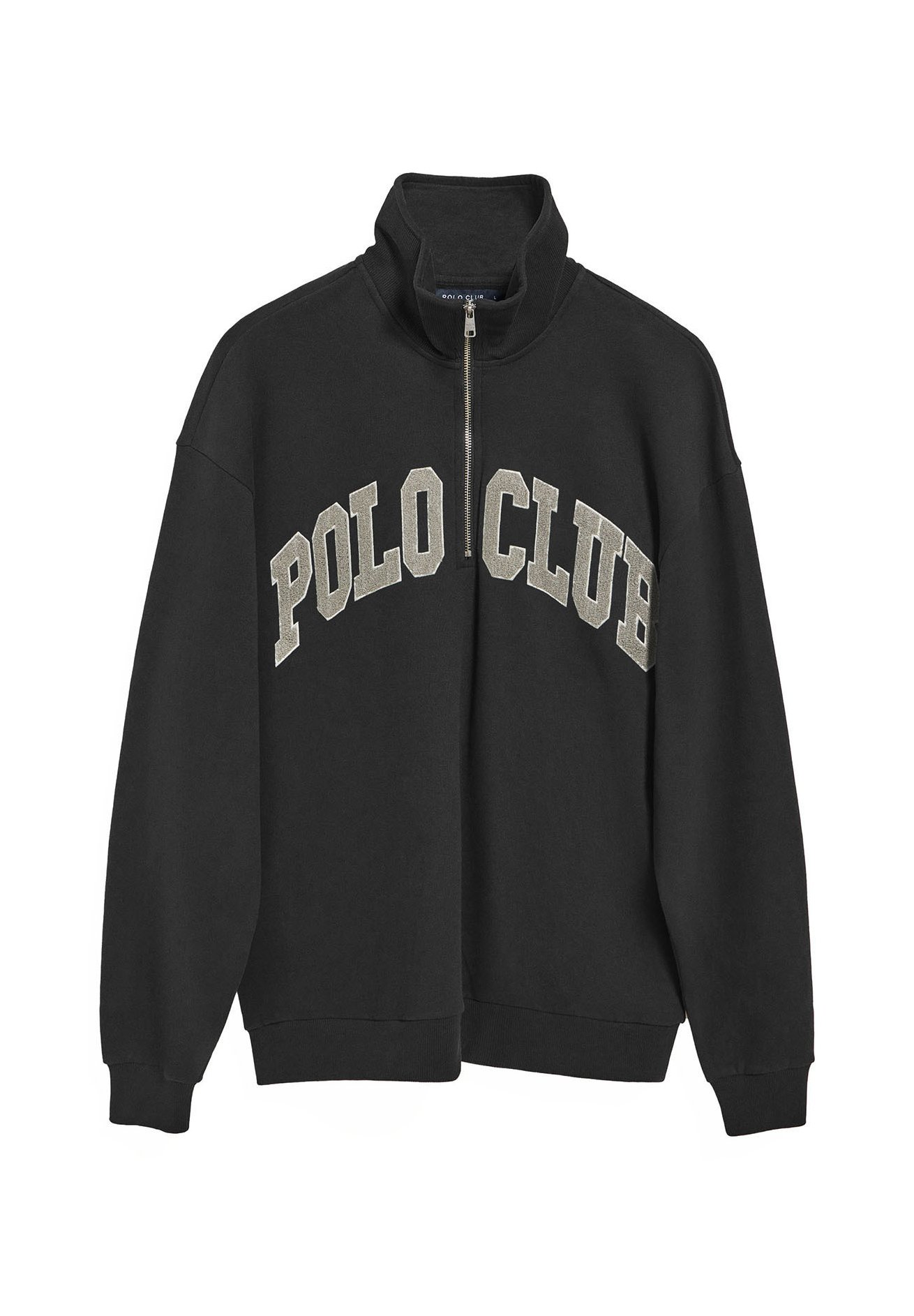 Polo Club ZIPPER NECK SELDON Sweatshirt black Zalando