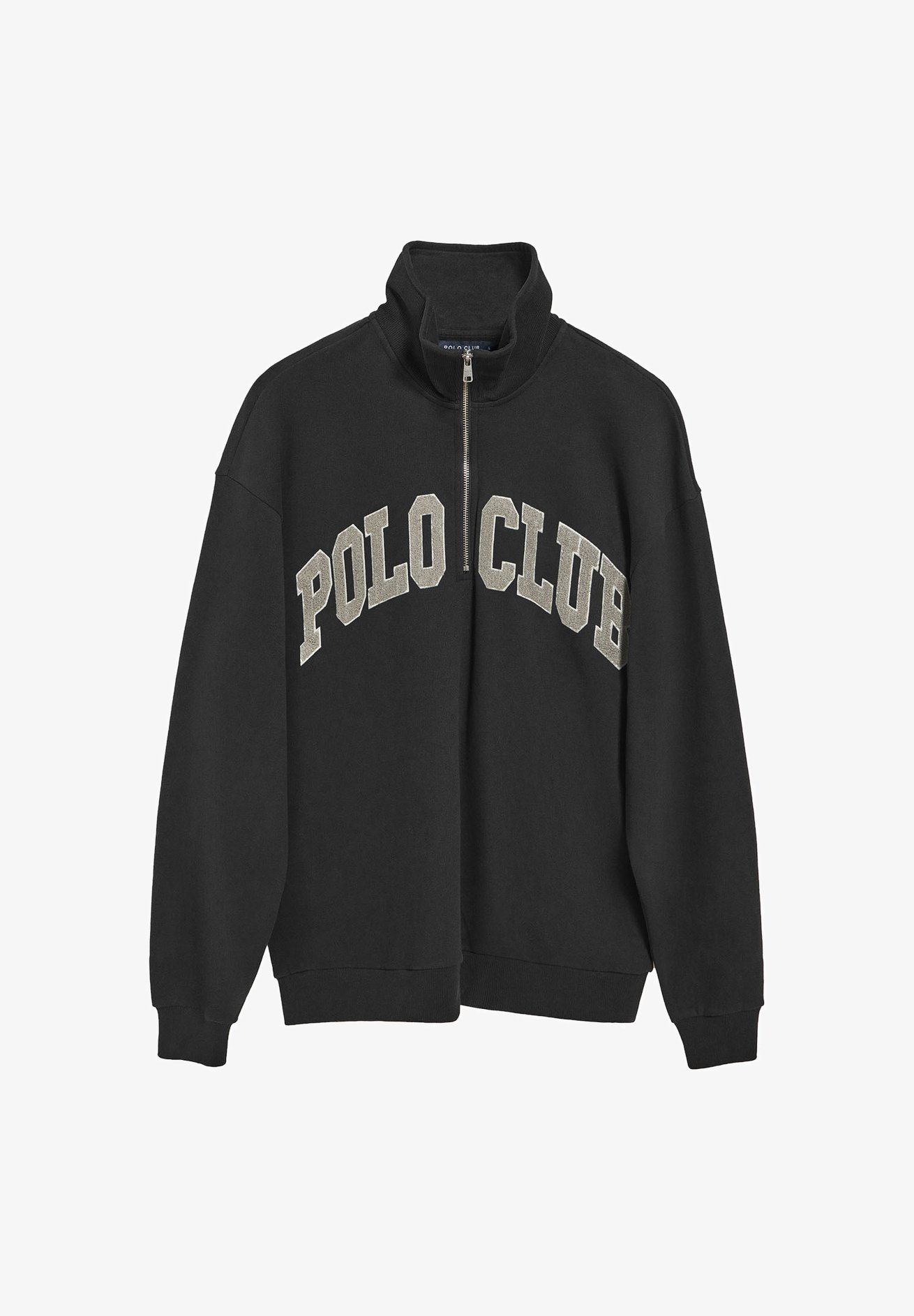 Polo Club ZIPPER NECK SELDON Sweatshirt black Zalando