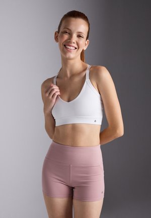 Even&Odd active 2 PACK - Medium support sports bra - white/black