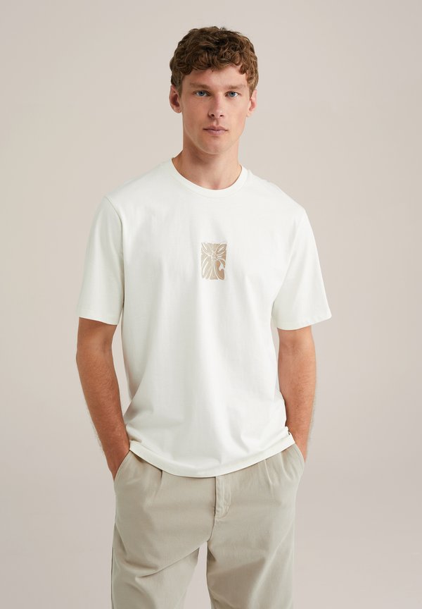 T-Shirt print - ecru