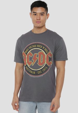 Cotton Soul, AC DC EST - Print T-shirt - anthracite