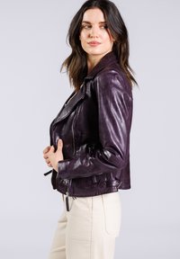 Freaky Nation BIKER PRINCESS - Nahkatakki - midnight plum