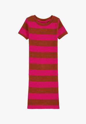 Haljina s naramenicama - bright pink