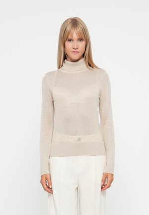 ONLMETTE ROLL NECK - Pullover - oatmeal melange